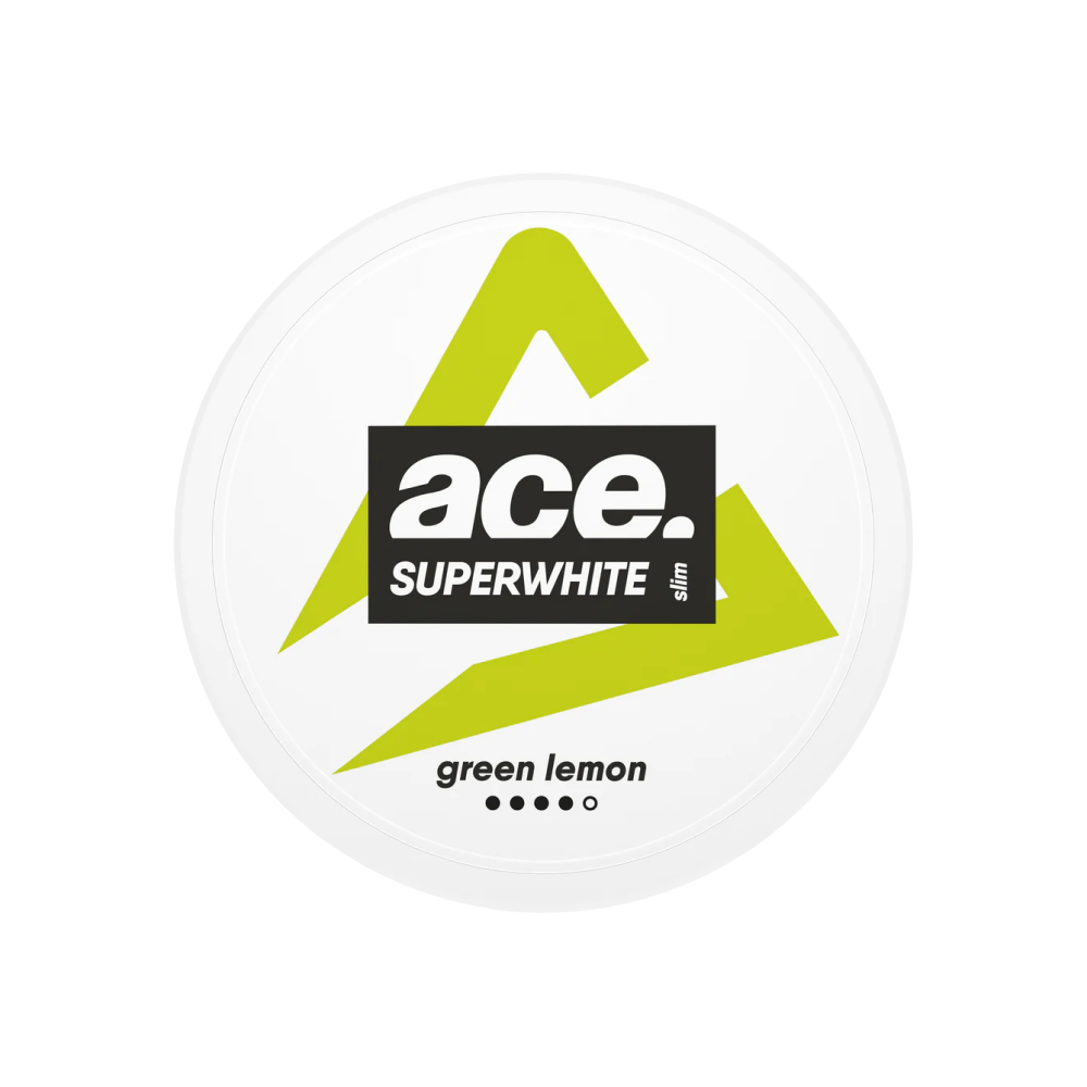 ACE Superwhite Green Lemon - Slim Nicotine Pouches
