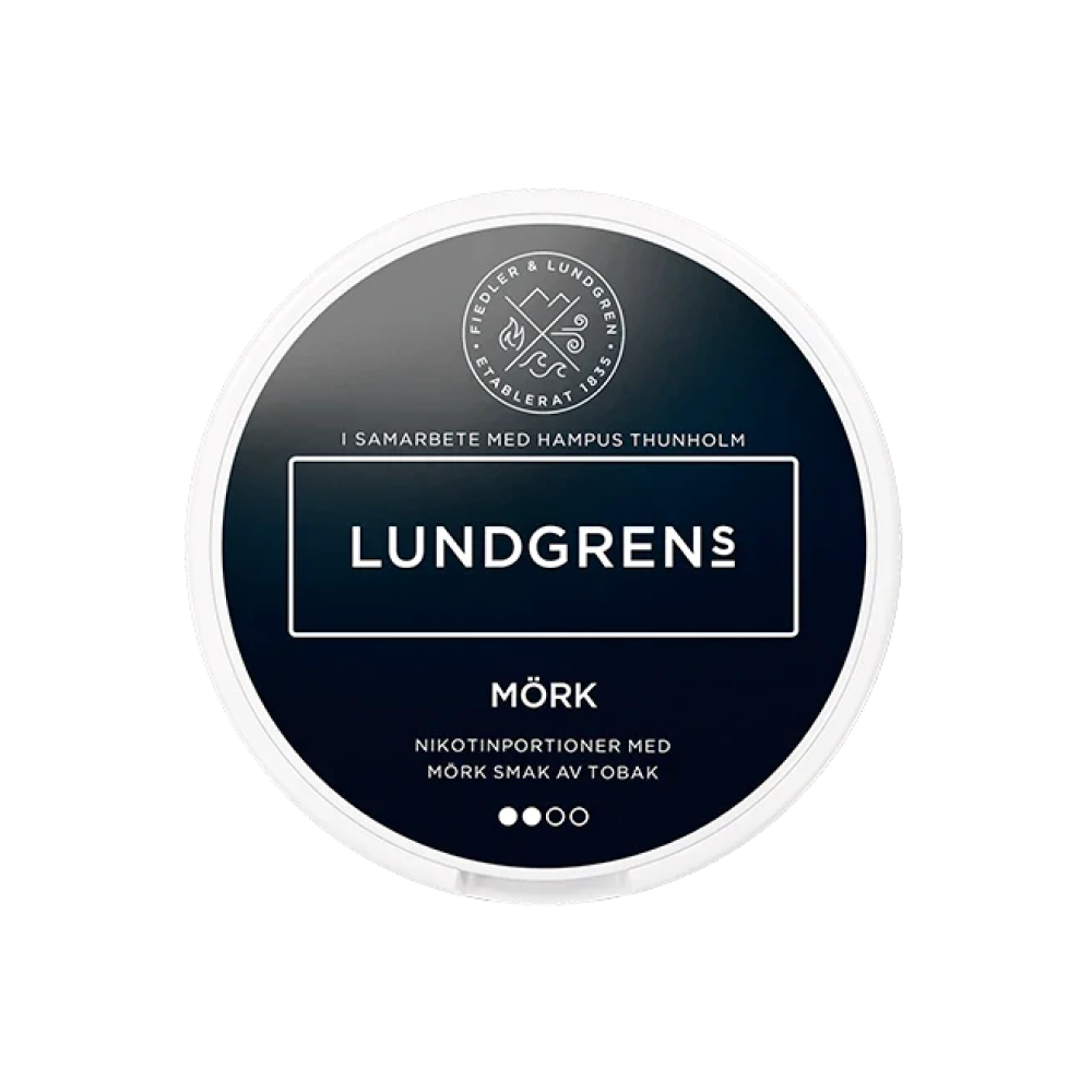 Lundgrens All White Mörk - Nicotine Pouches